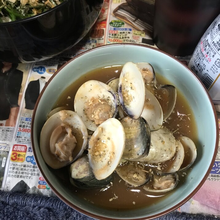 アサリの酢酒蒸し